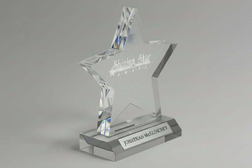 Acrylic Star on Base