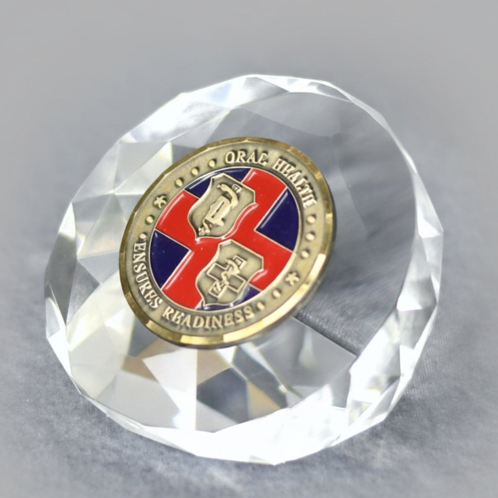Crystal Round Paperweight