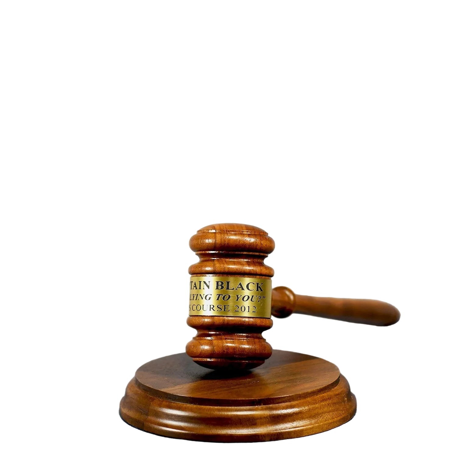 Walnut Gavel with Sounding Block