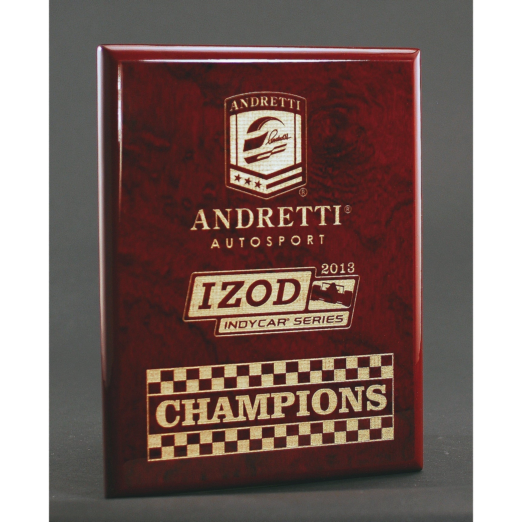 Rosewood Piano Finish Plaque - Gold Filled | Alliance Awards LLC.