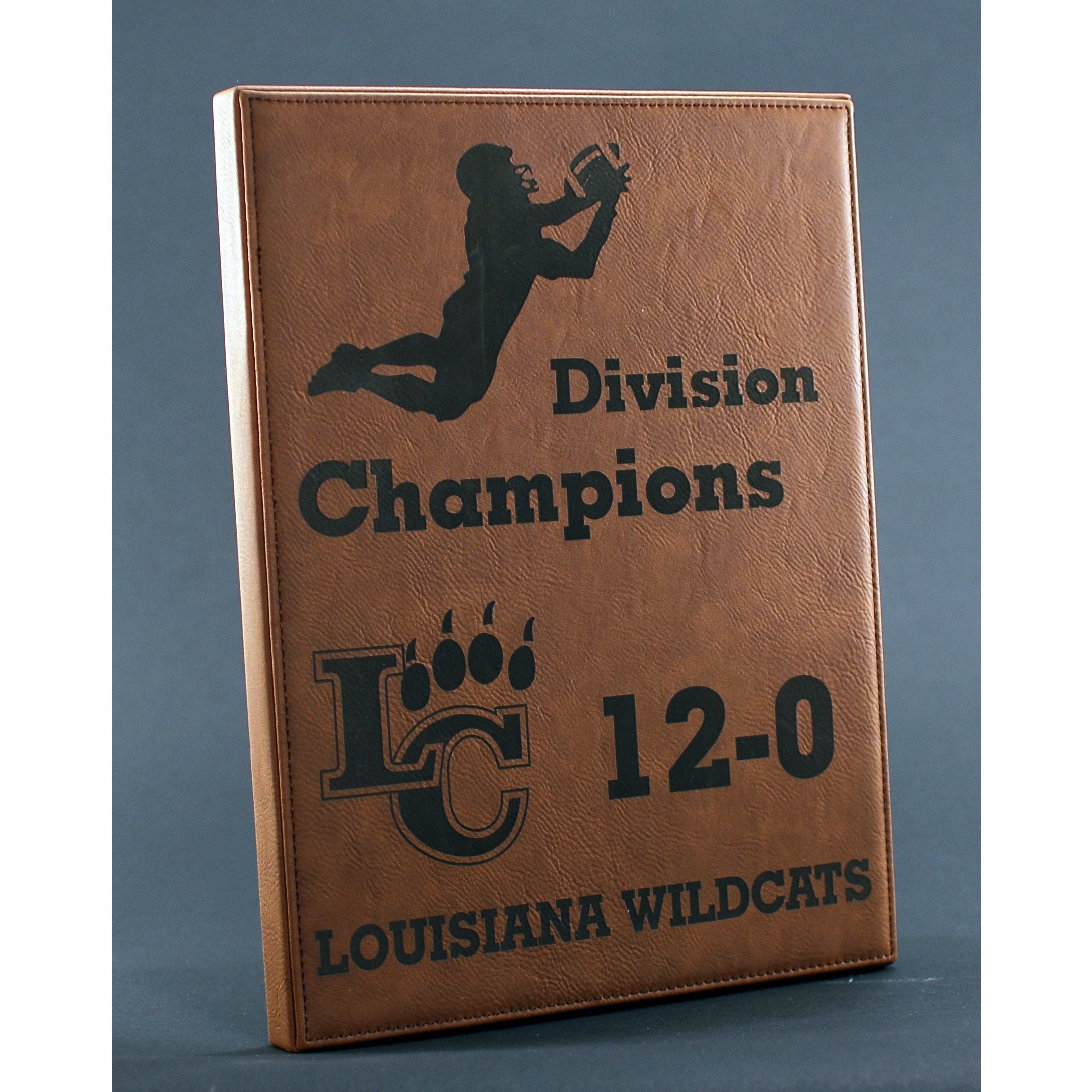 Leatherette Plaque - Dark Brown | Alliance Awards LLC.