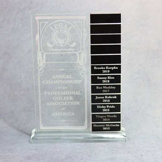 Perpetual Glass Award (12 Plates) | Alliance Awards LLC.