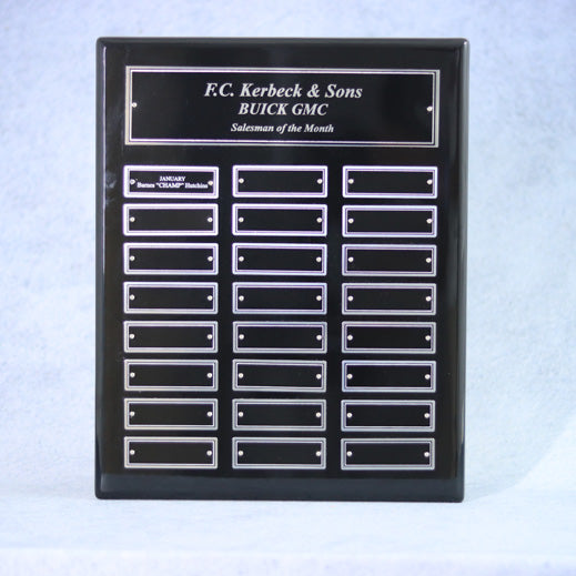 Perpetual Ebony Piano Finish Plaque | Alliance Awards LLC.