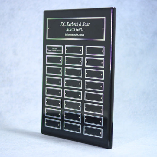 Perpetual Ebony Piano Finish Plaque | Alliance Awards LLC.