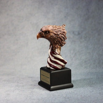 Eagle Head With The American Flag | Alliance Awards LLC.