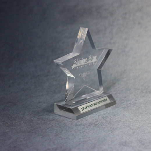 Acrylic Star On Base | Alliance Awards LLC.