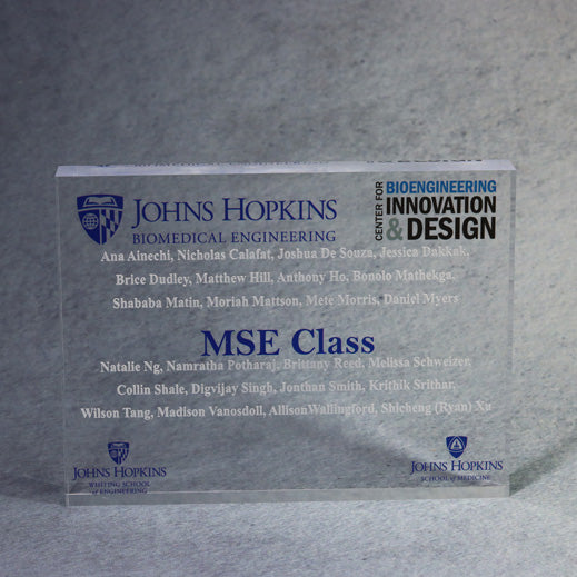 Acrylic Block | Alliance Awards LLC.