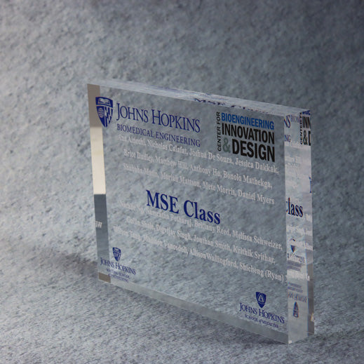 Acrylic Block | Alliance Awards LLC.