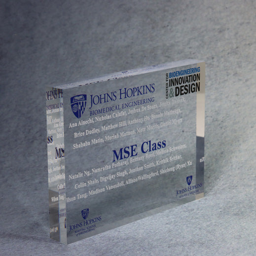 Acrylic Block | Alliance Awards LLC.