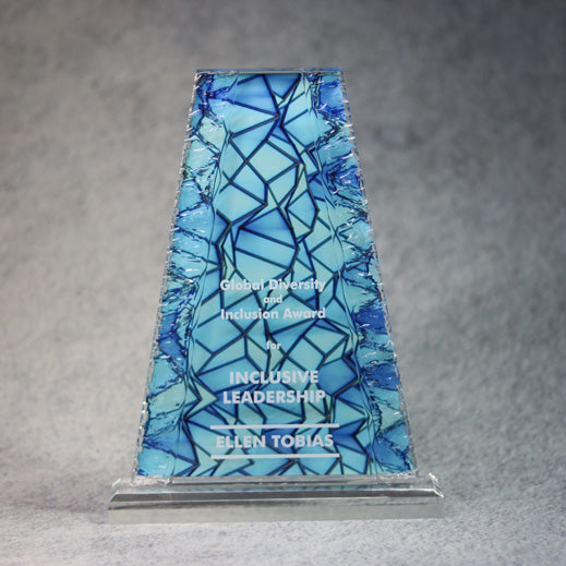 Acrylic Tower With Crinkle Edge | Alliance Awards LLC.