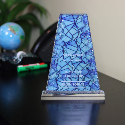 Acrylic Tower With Crinkle Edge | Alliance Awards LLC.