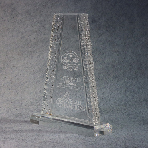 Acrylic Tower With Crinkle Edge | Alliance Awards LLC.