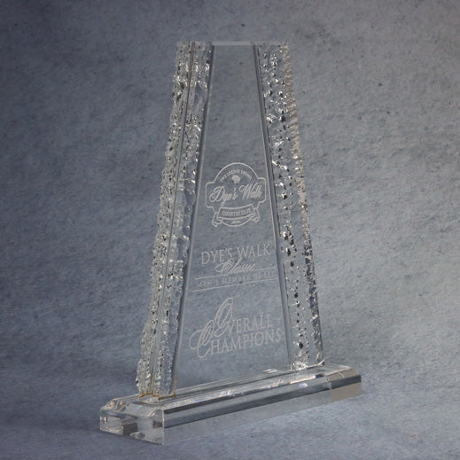 Acrylic Tower With Crinkle Edge | Alliance Awards LLC.