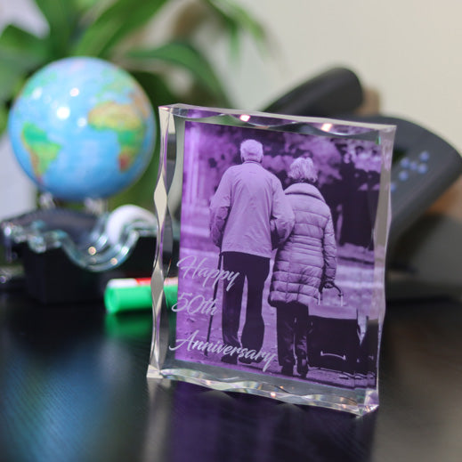 Acrylic Block With Scallop Edge | Alliance Awards LLC.