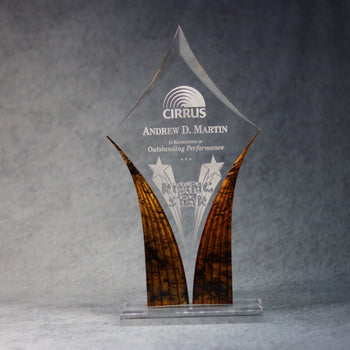 Acrylic Diamond Trophy | Alliance Awards LLC.