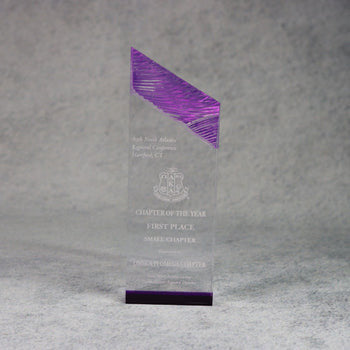 Acrylic Carved Tower | Alliance Awards LLC.