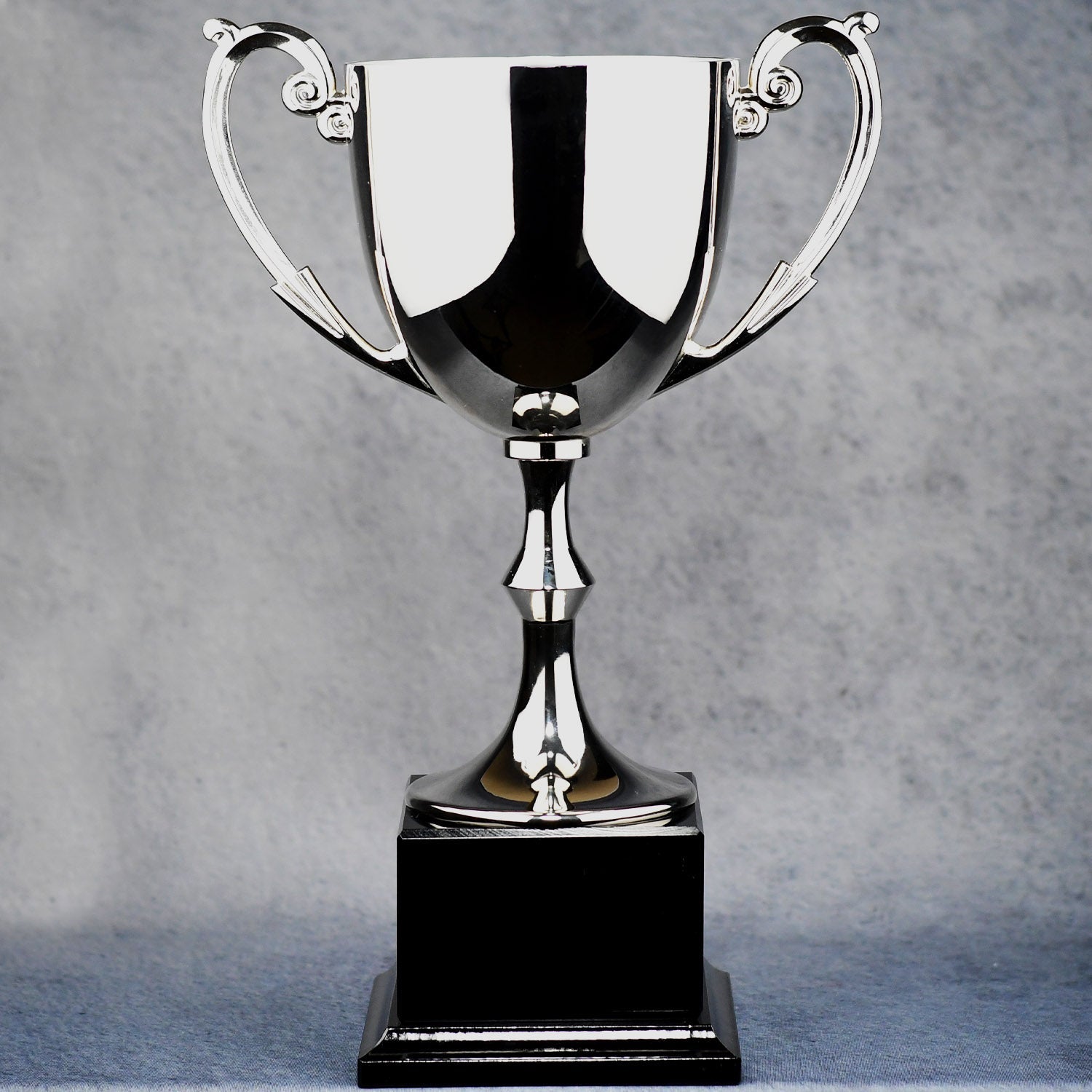 Silver Metal Cup On Black Marble Base | Alliance Awards LLC.