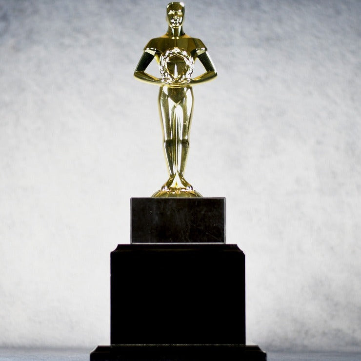 Achiever Trophy - Gold Figure On Marble Base | Alliance Awards LLC.