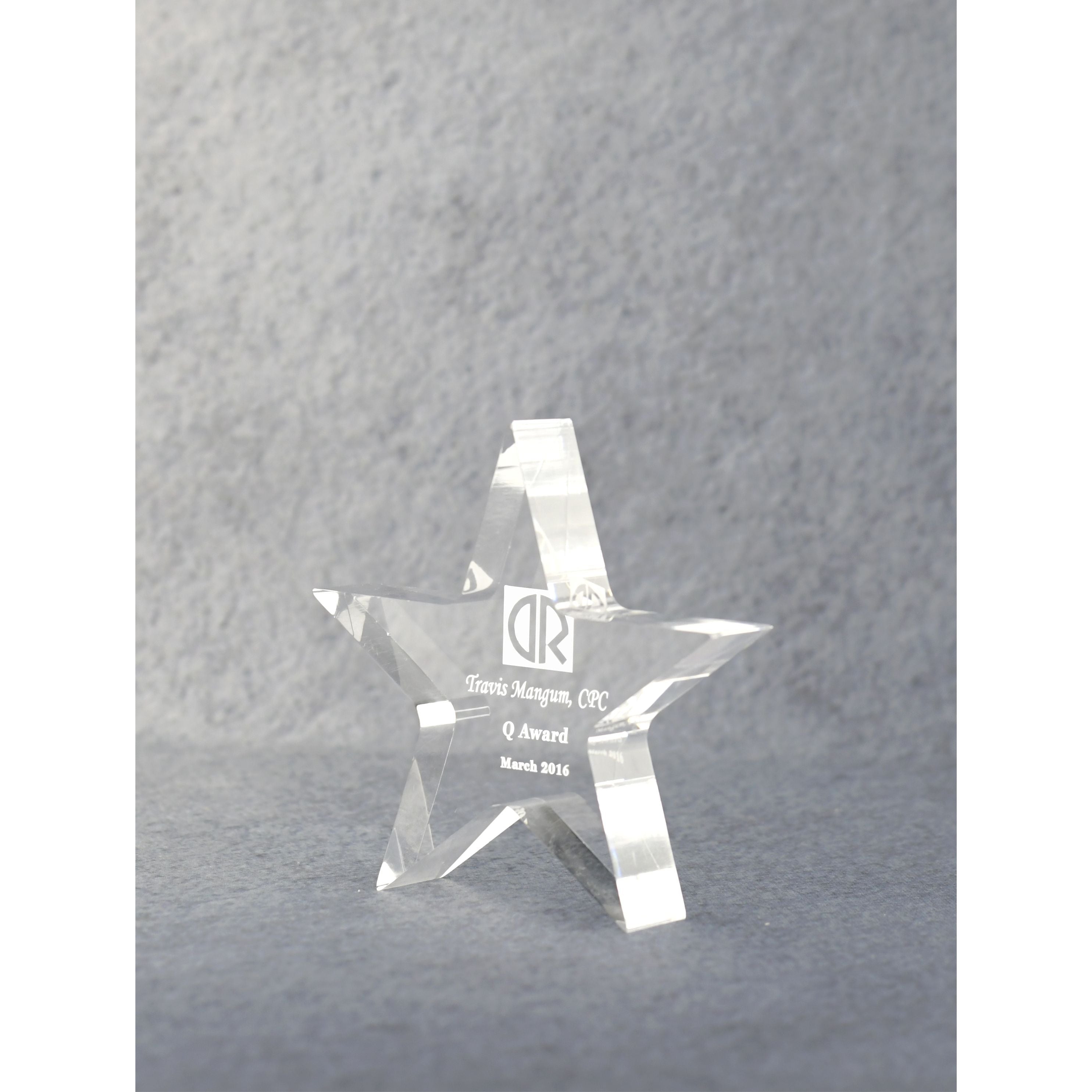 Acrylic Star Performer Paperweight | Alliance Awards LLC.