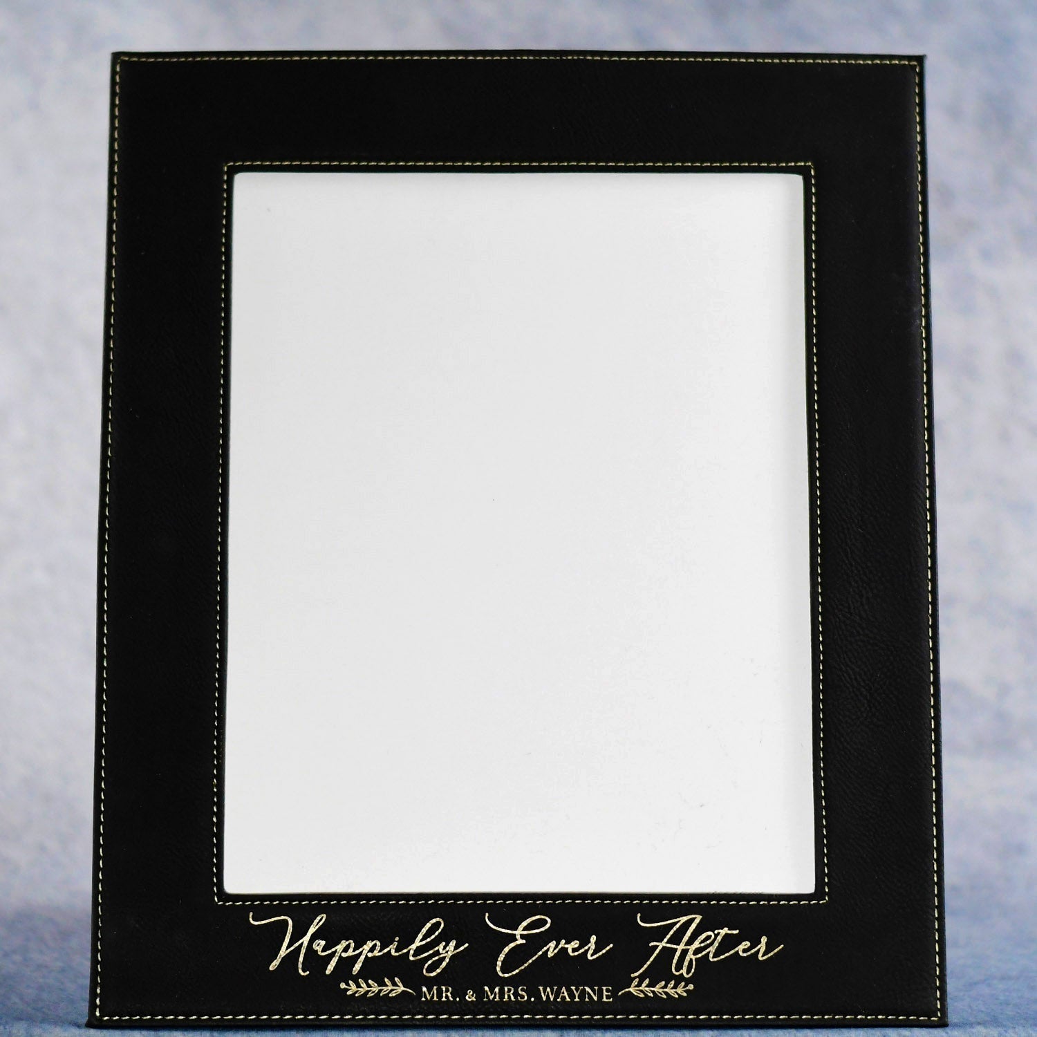 Leatherette Black Picture Frame | Alliance Awards LLC.