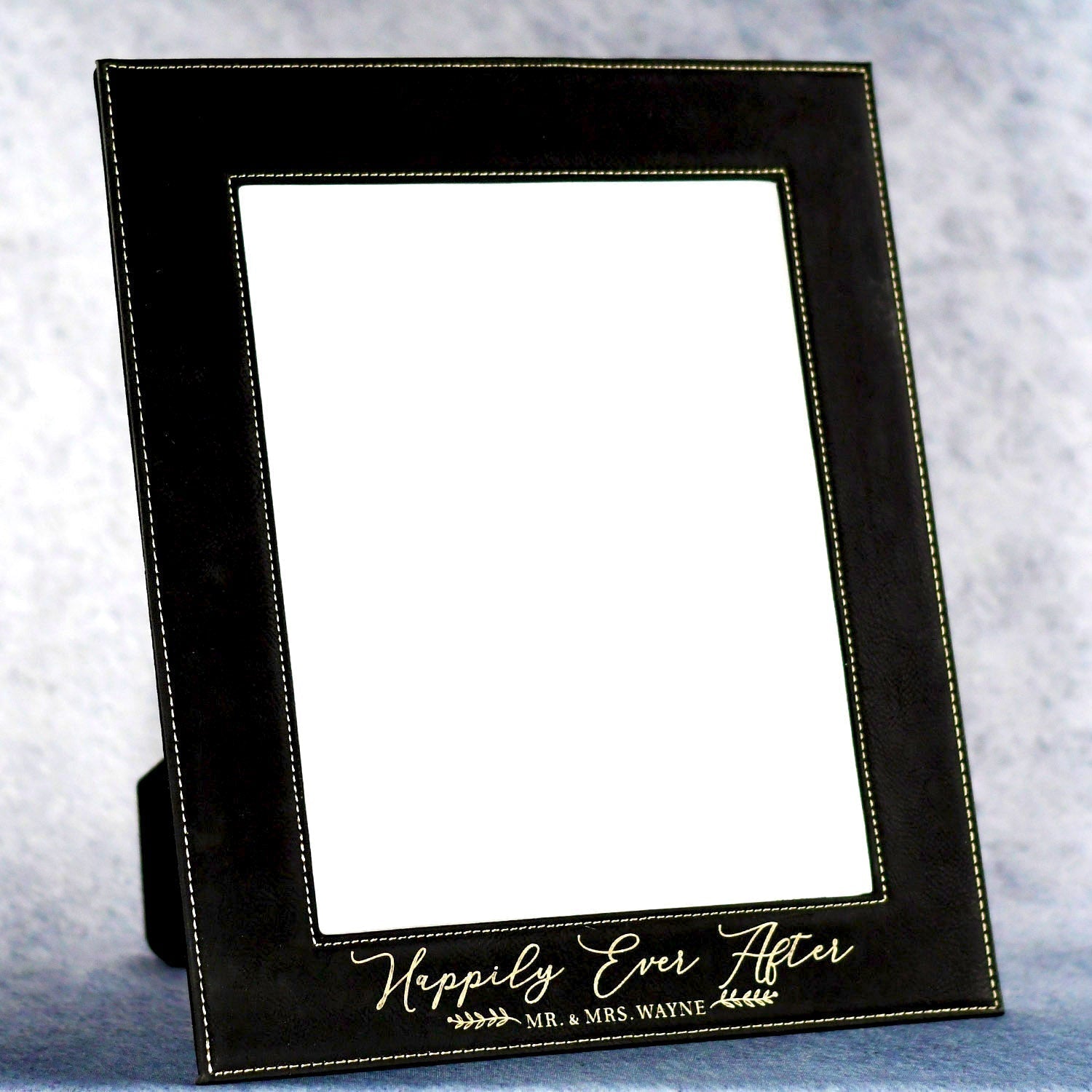 Leatherette Black Picture Frame | Alliance Awards LLC.