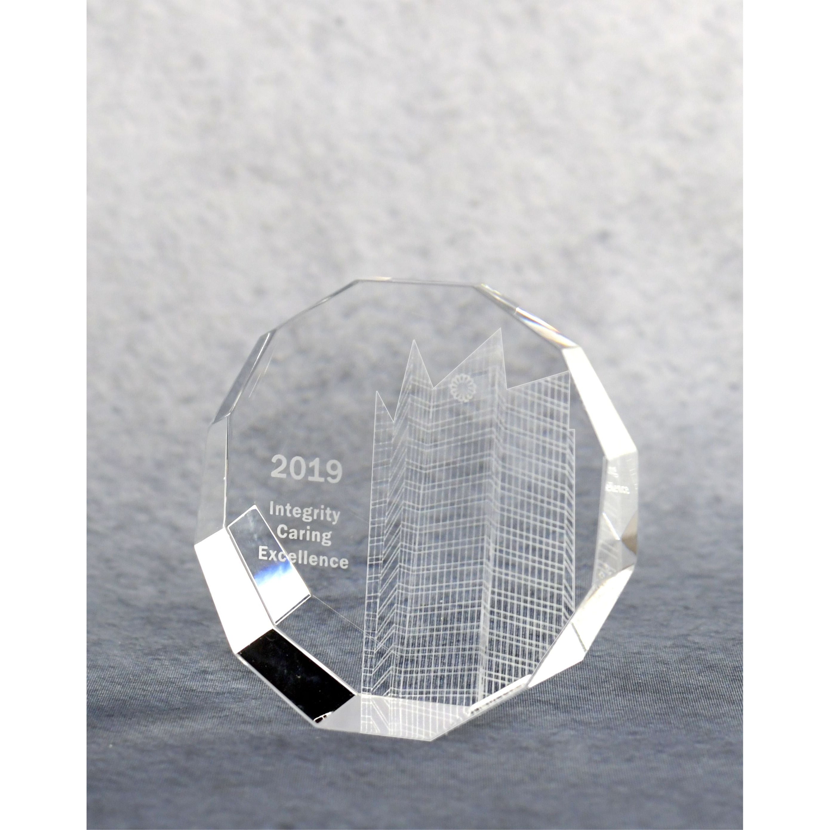 Multi-Faceted Crystal Paperweight | Alliance Awards LLC.