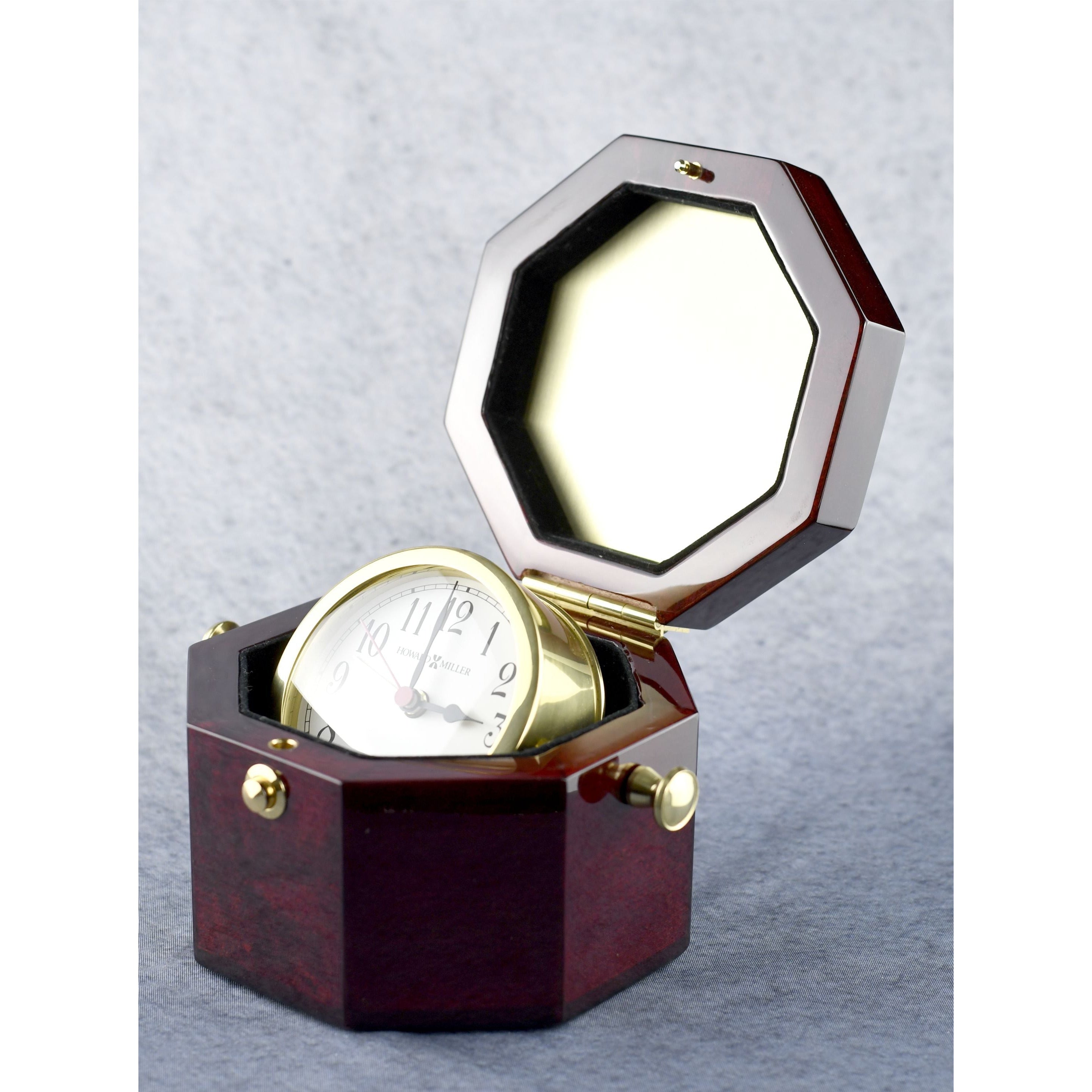Captains Clock Encased In Cherrywood | Alliance Awards LLC.