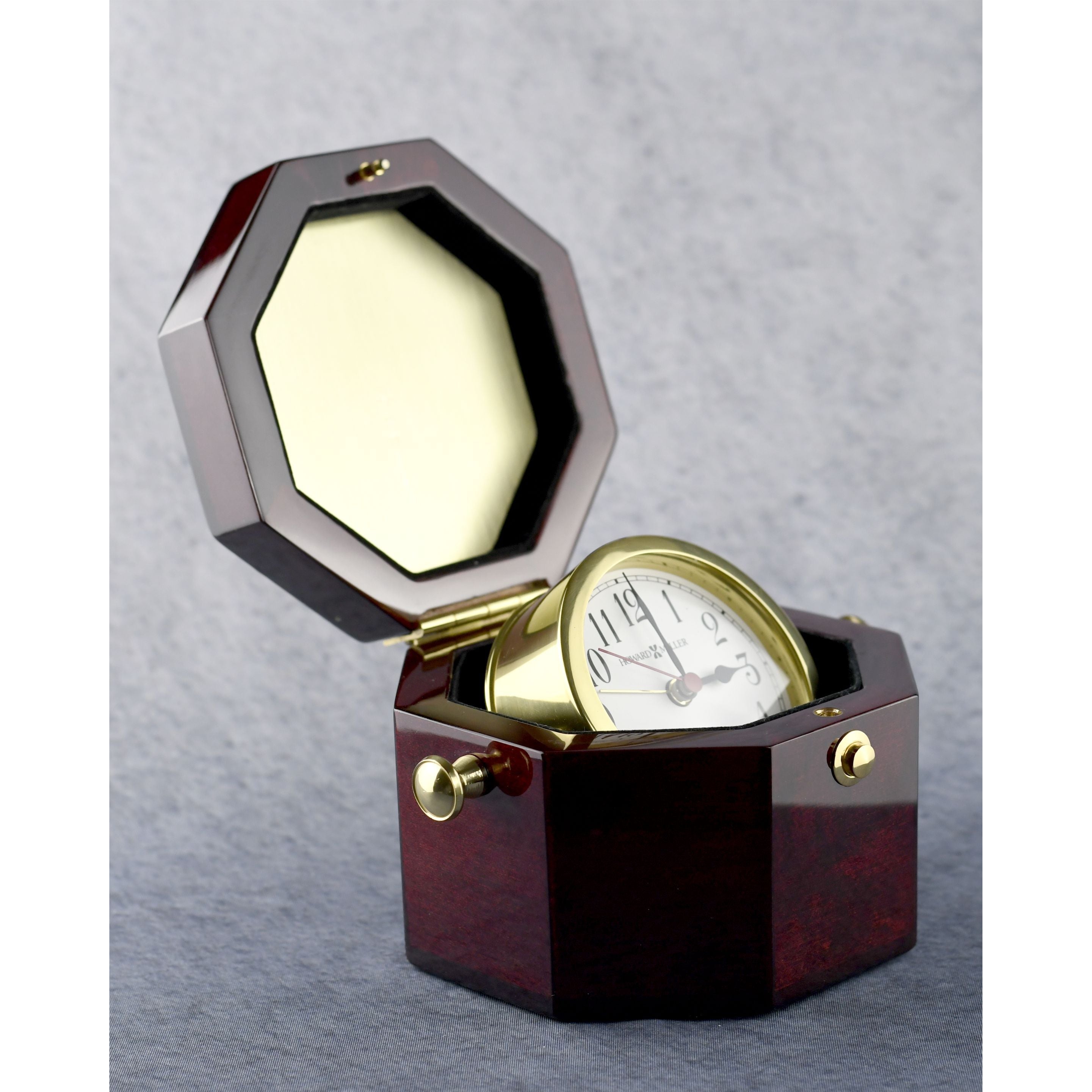 Captains Clock Encased In Cherrywood | Alliance Awards LLC.