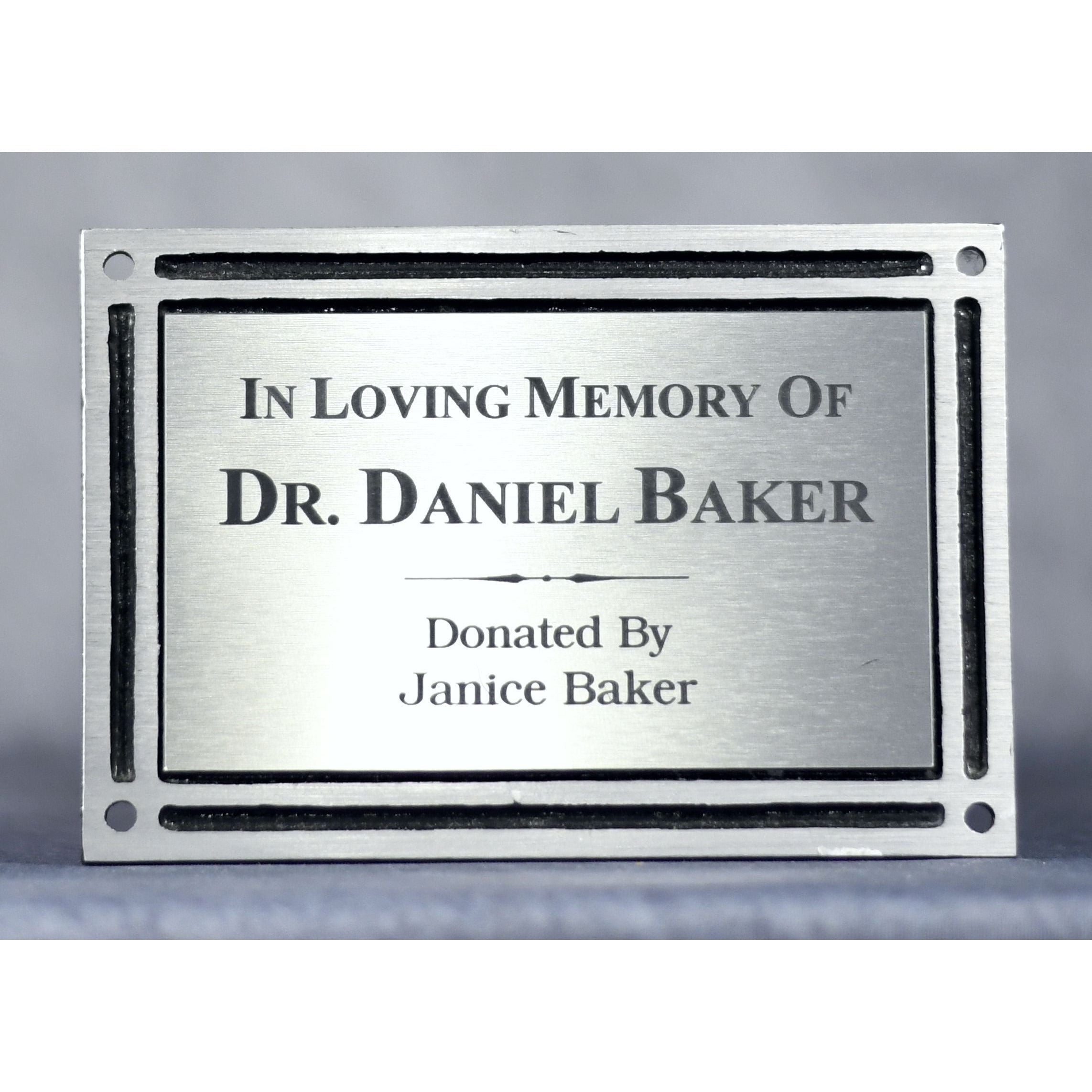 Cast Aluminum Bronze Plaque | Alliance Awards LLC.