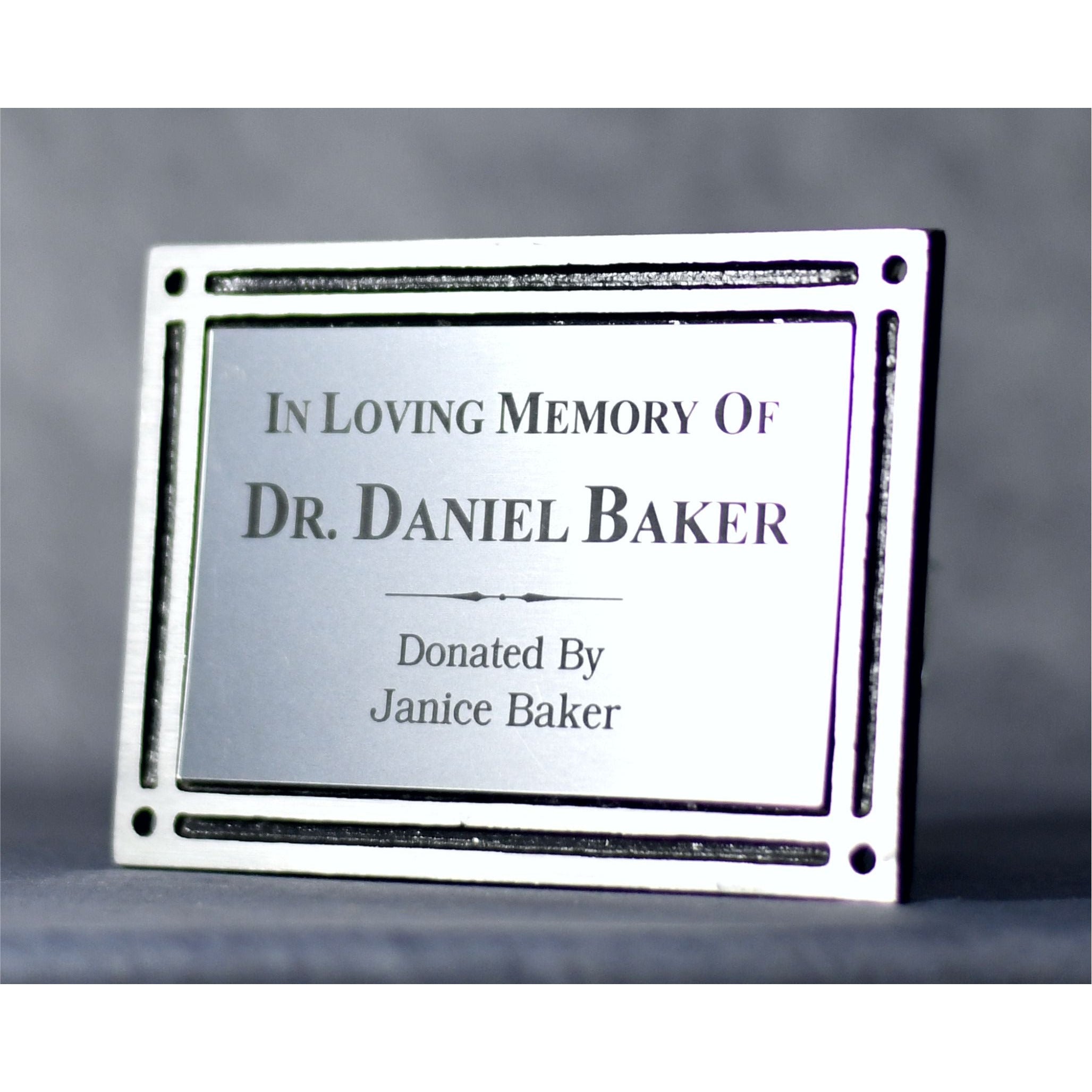 Cast Aluminum Bronze Plaque | Alliance Awards LLC.