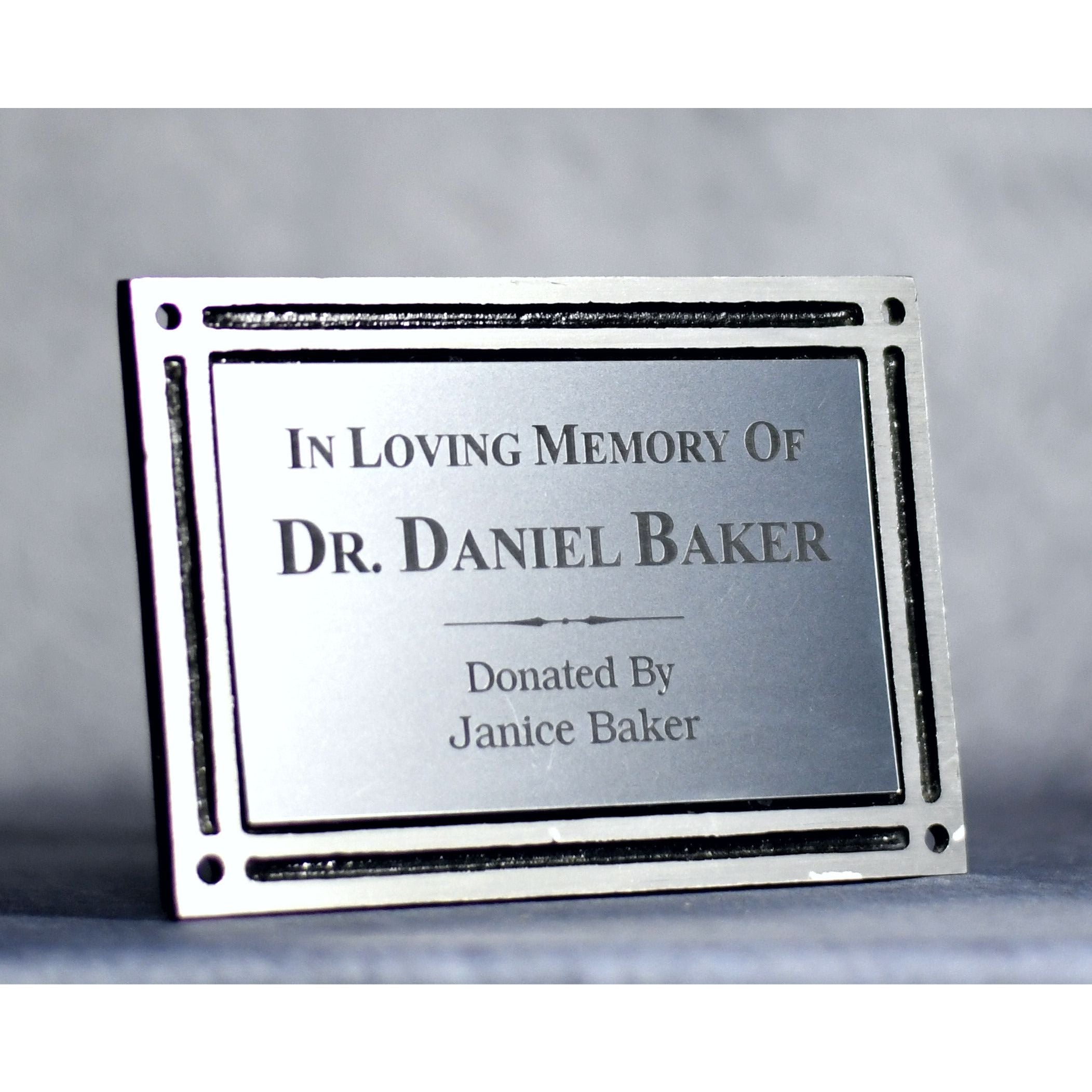 Cast Aluminum Bronze Plaque | Alliance Awards LLC.