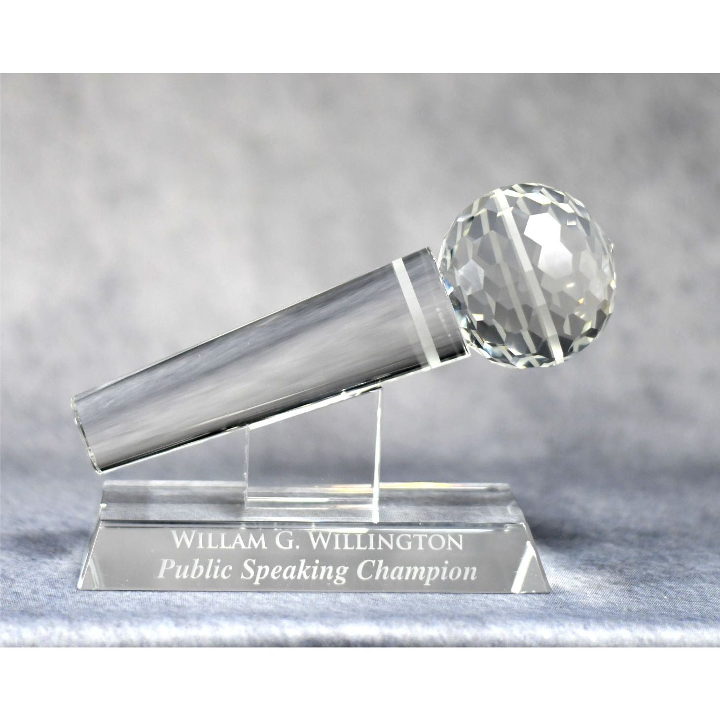 Crystal Microphone | Alliance Awards LLC.