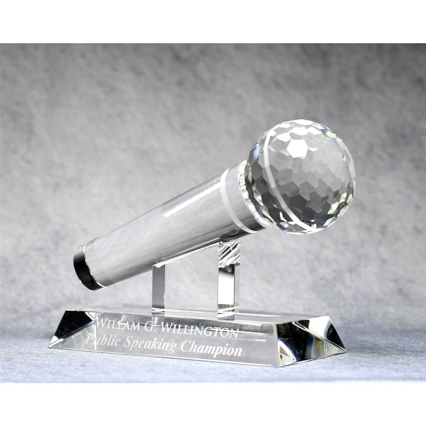 Crystal Microphone | Alliance Awards LLC.