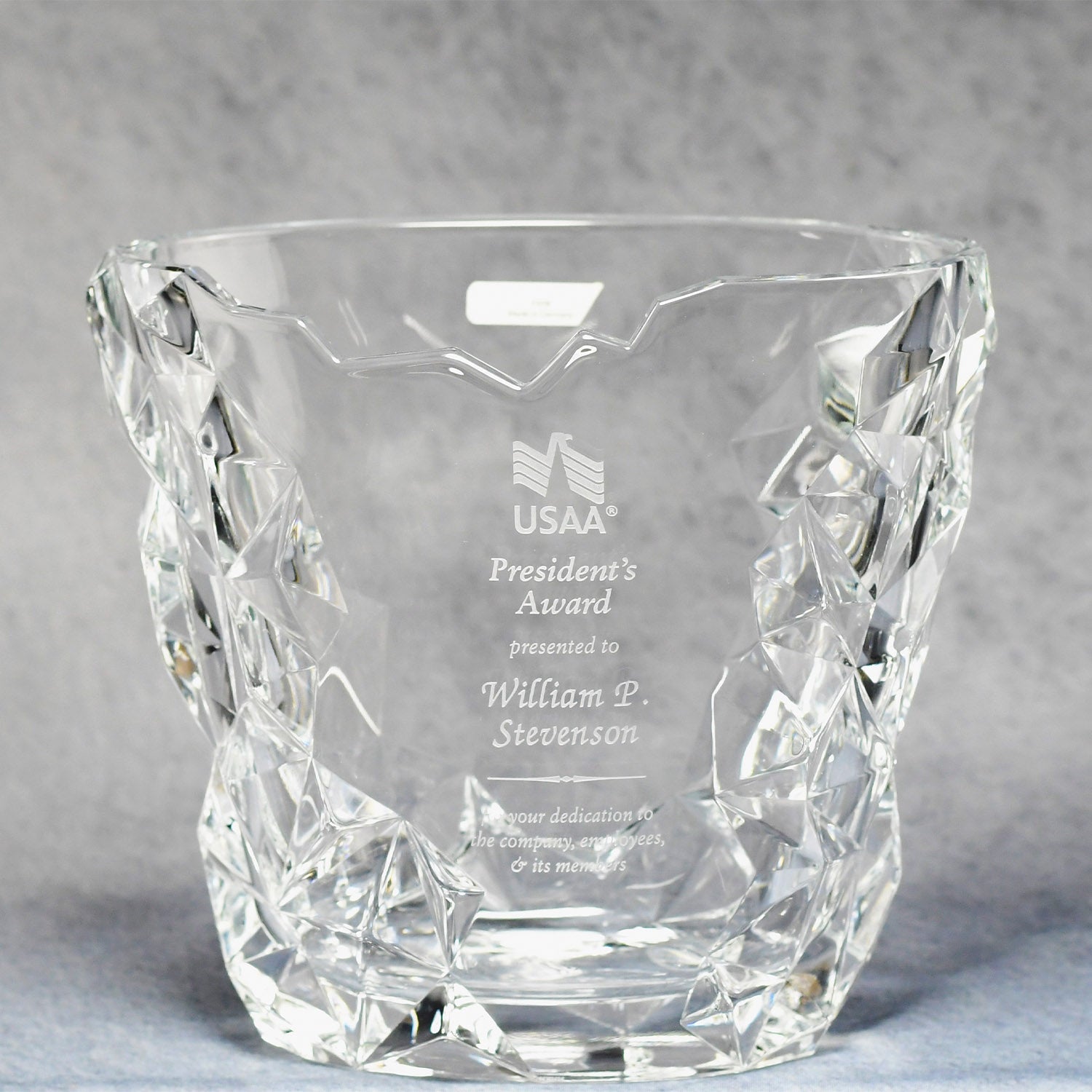 Crystai Iceberg  Vase | Alliance Awards LLC.