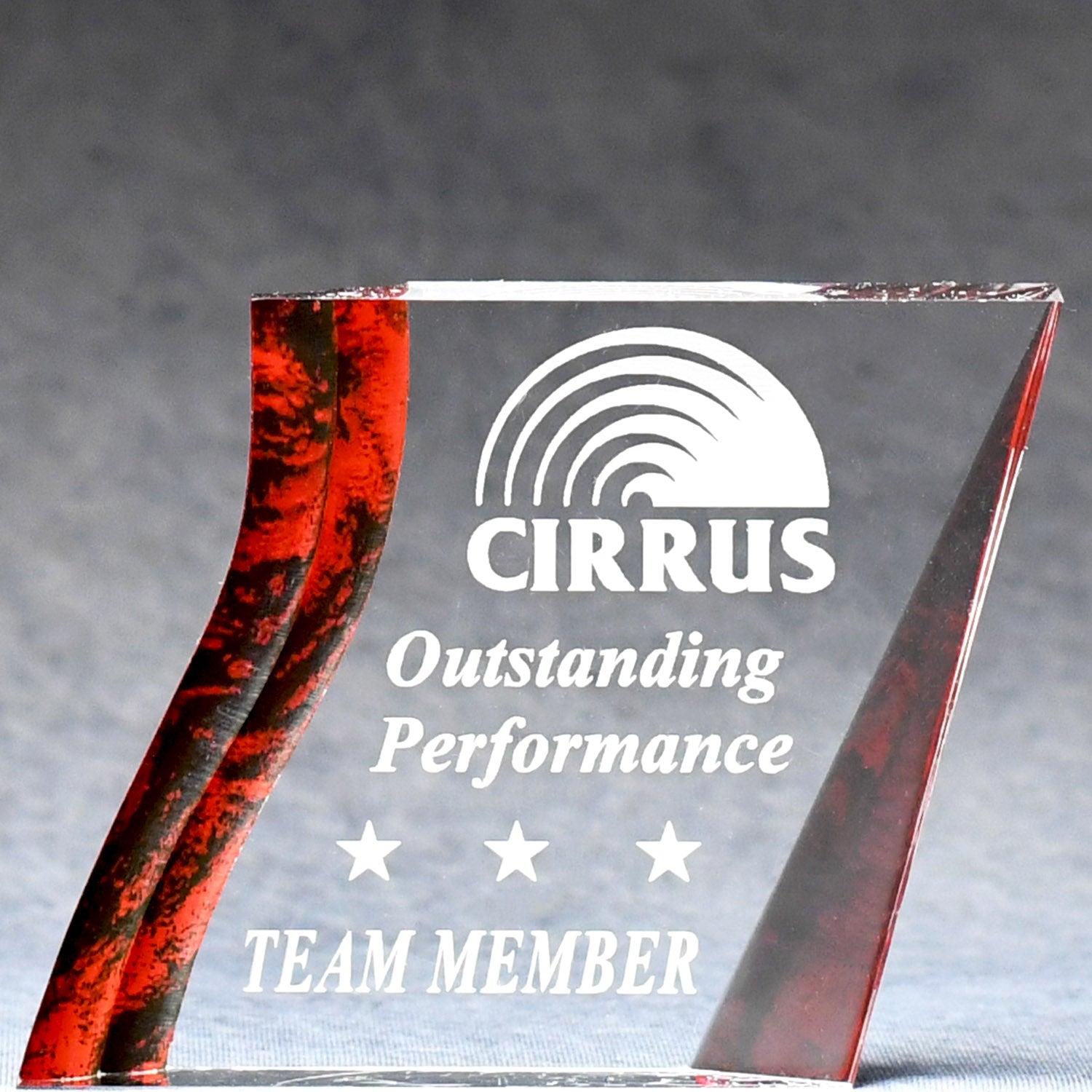 Acrylic Angled Square Paperweight | Alliance Awards LLC.