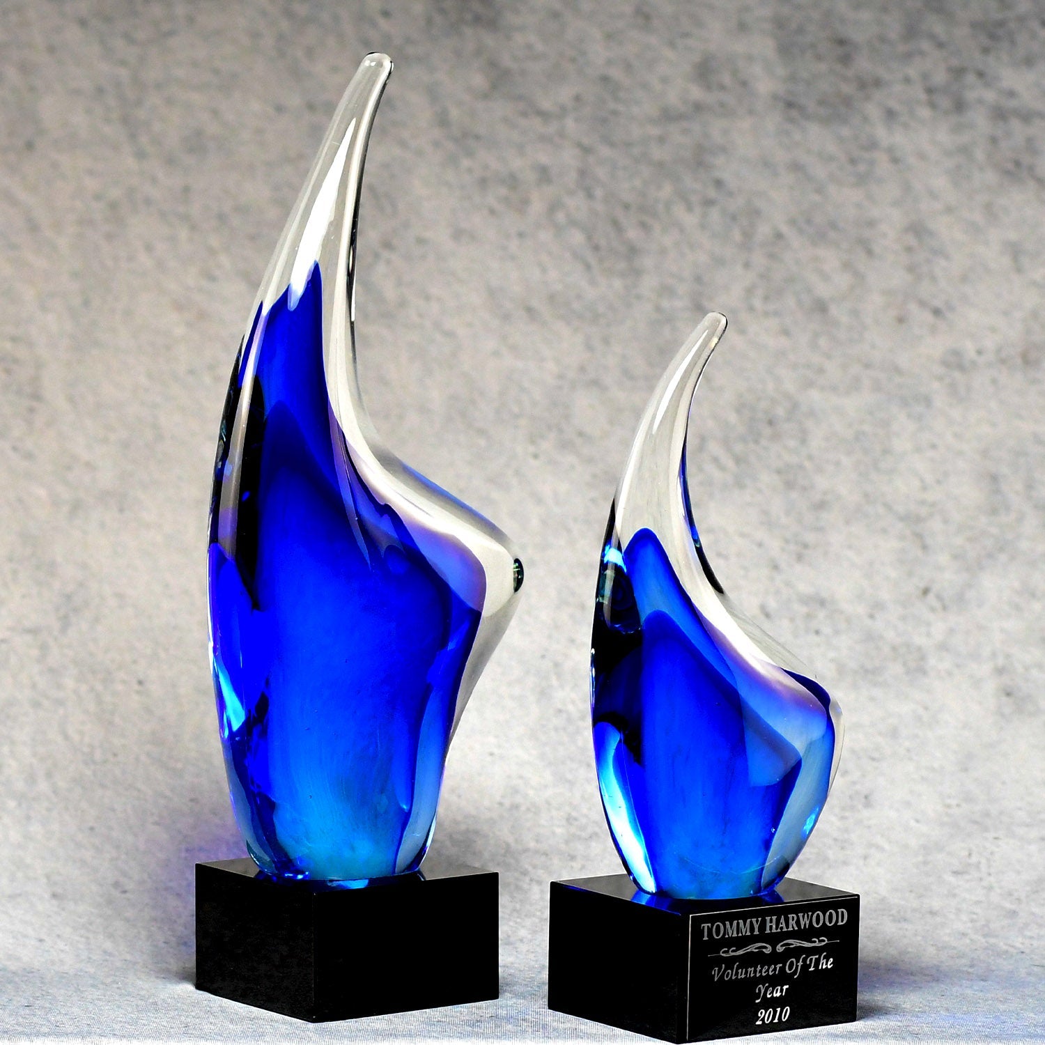 Blue Crystal Flame | Alliance Awards LLC.