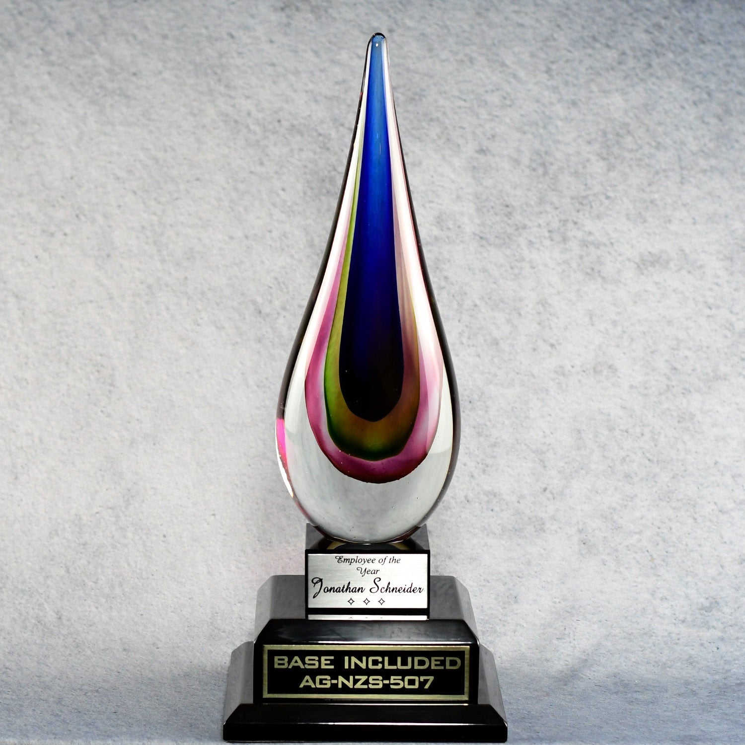 Rainbow Flame Teardrop | Alliance Awards LLC.