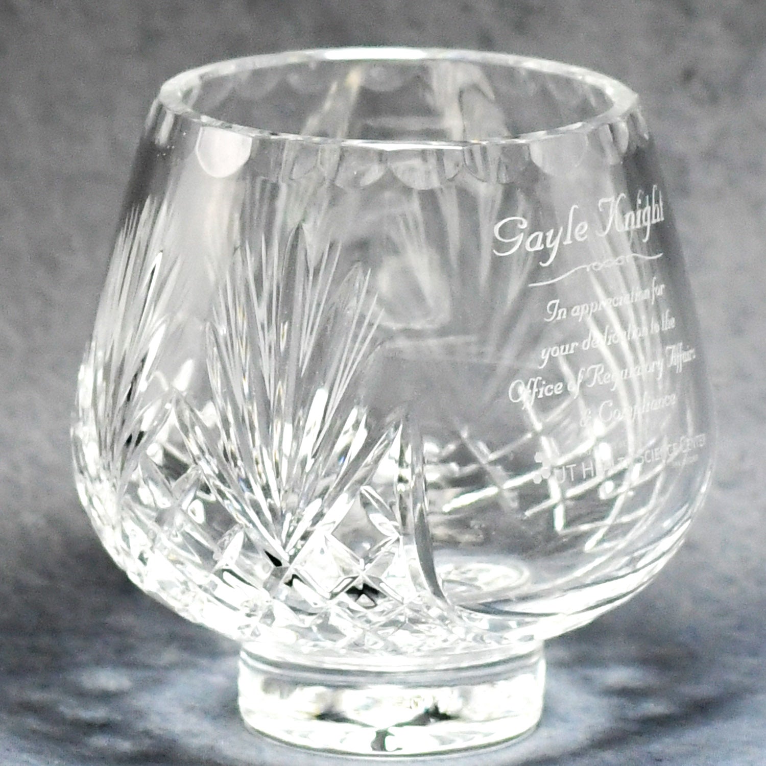 Crystal Rose Bowl | Alliance Awards LLC.