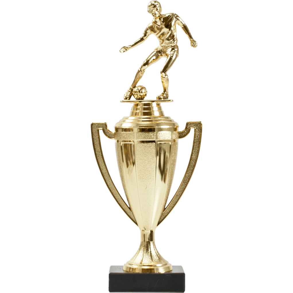 Figurine & Cup On Marble Base Trophy | Alliance Awards LLC.