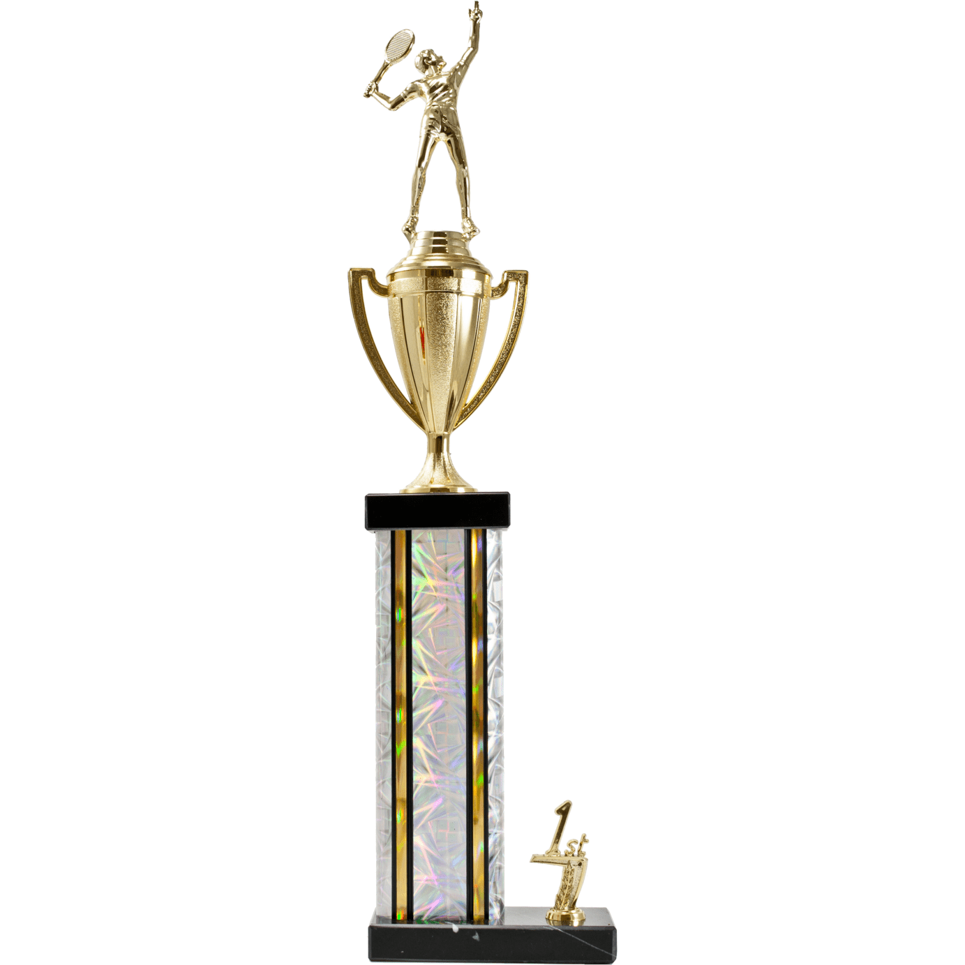 Rectangle Column Trophy With Cup | Alliance Awards LLC.
