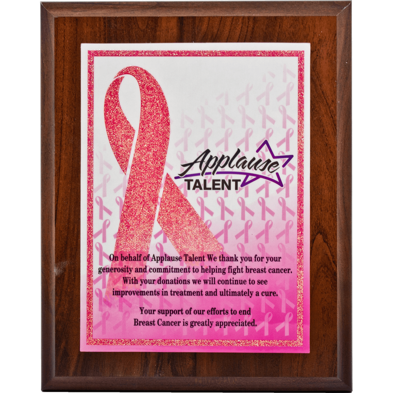 Custom Full Color Plaque | Alliance Awards LLC.