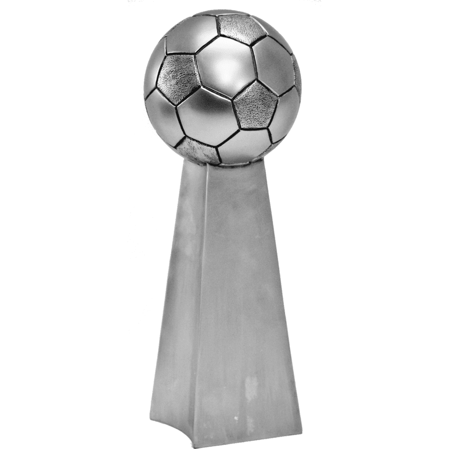 Silver Soccer Sport Tower | Alliance Awards LLC.