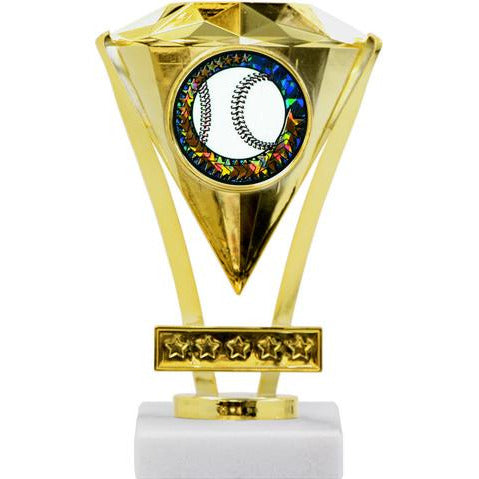 Jewel Series Baseball Trophy With Exclusive Jewel Figure | Alliance Awards LLC.