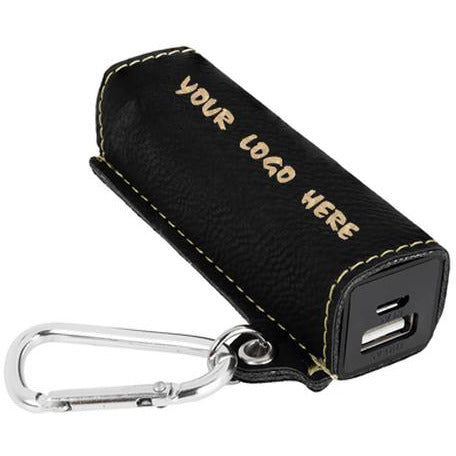 Leatherette Power Bank | Alliance Awards LLC.