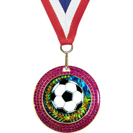 Pink Glitter Medal Series | Alliance Awards LLC.