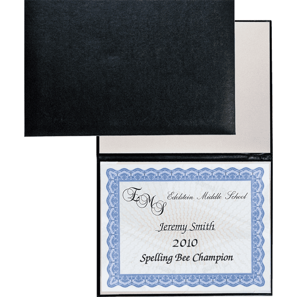 Padded Certificate Holder | Alliance Awards LLC.