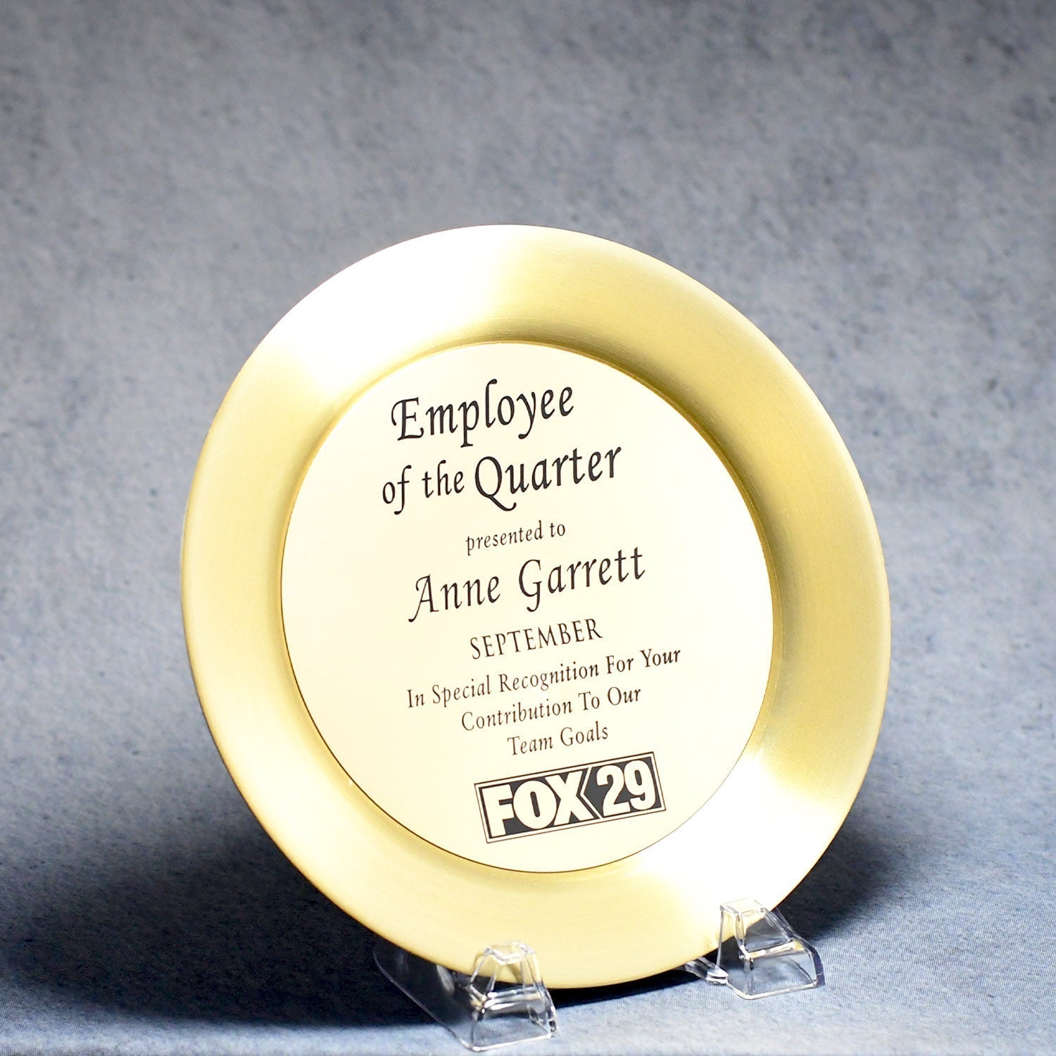 Metal Gold Tray | Alliance Awards LLC.