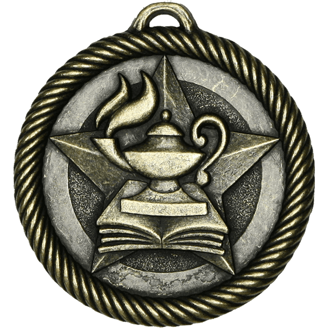 Scholastic Medal: Lamp Of Knowledge | Alliance Awards LLC.