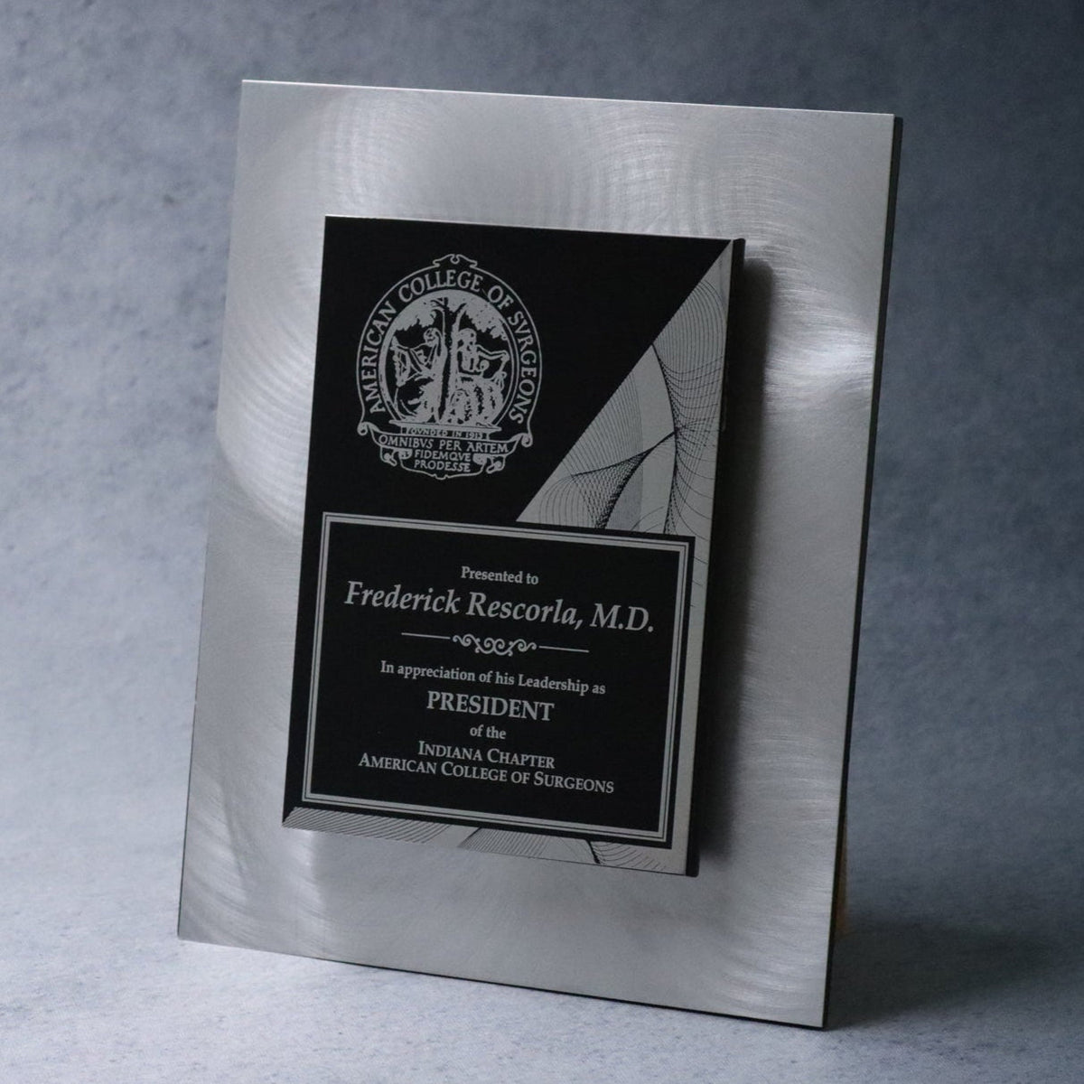 Two-Level Digitally Printed Plaque