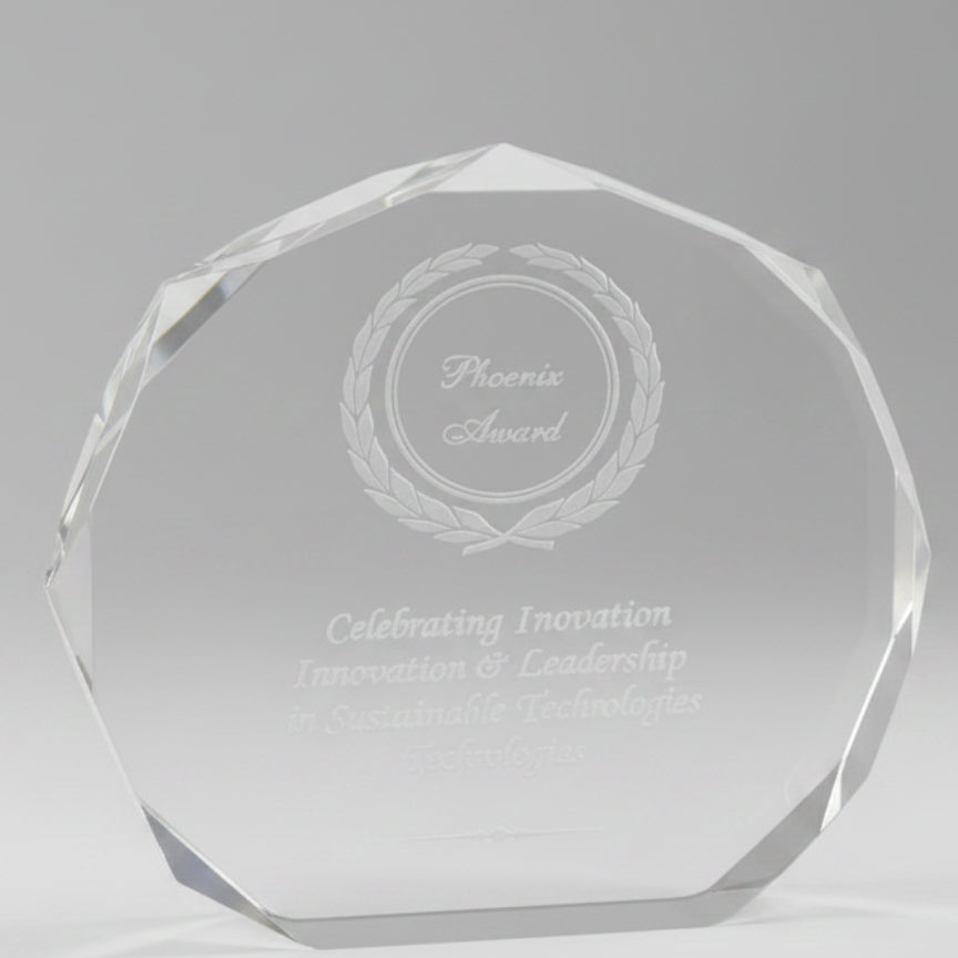 Multi-Faceted Acrylic Paperweight